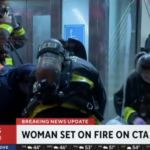 Firefighters CTA train